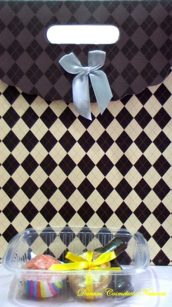 Sabonete Marmitinha docinhos e Sacola Decorada